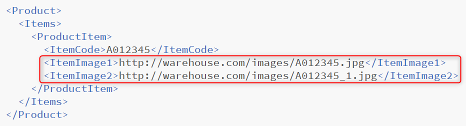 Images stored in separate Image nodes annotated