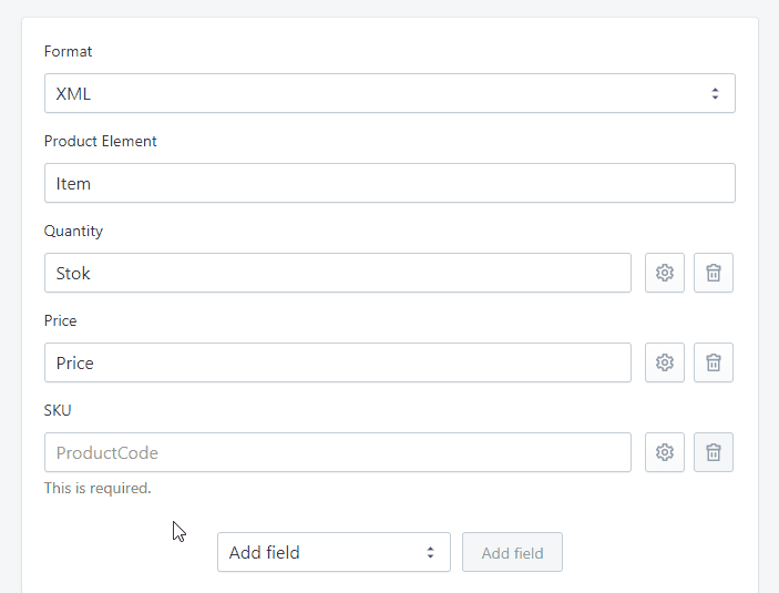 Add new metafield field in Stockeo automation animated