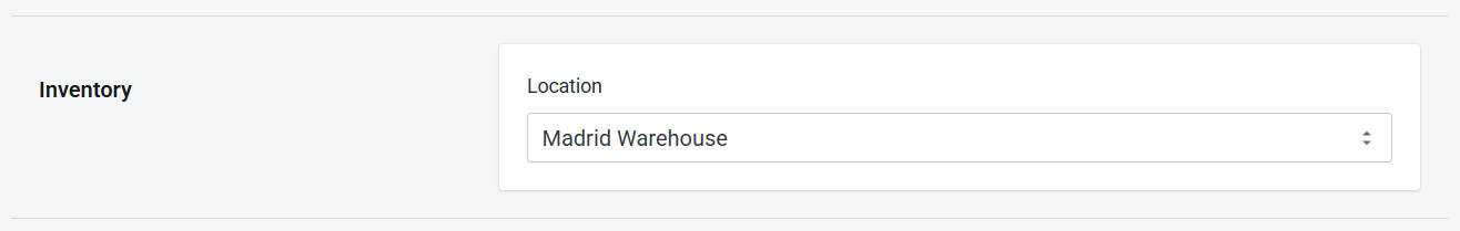Select location in Stockeo automation